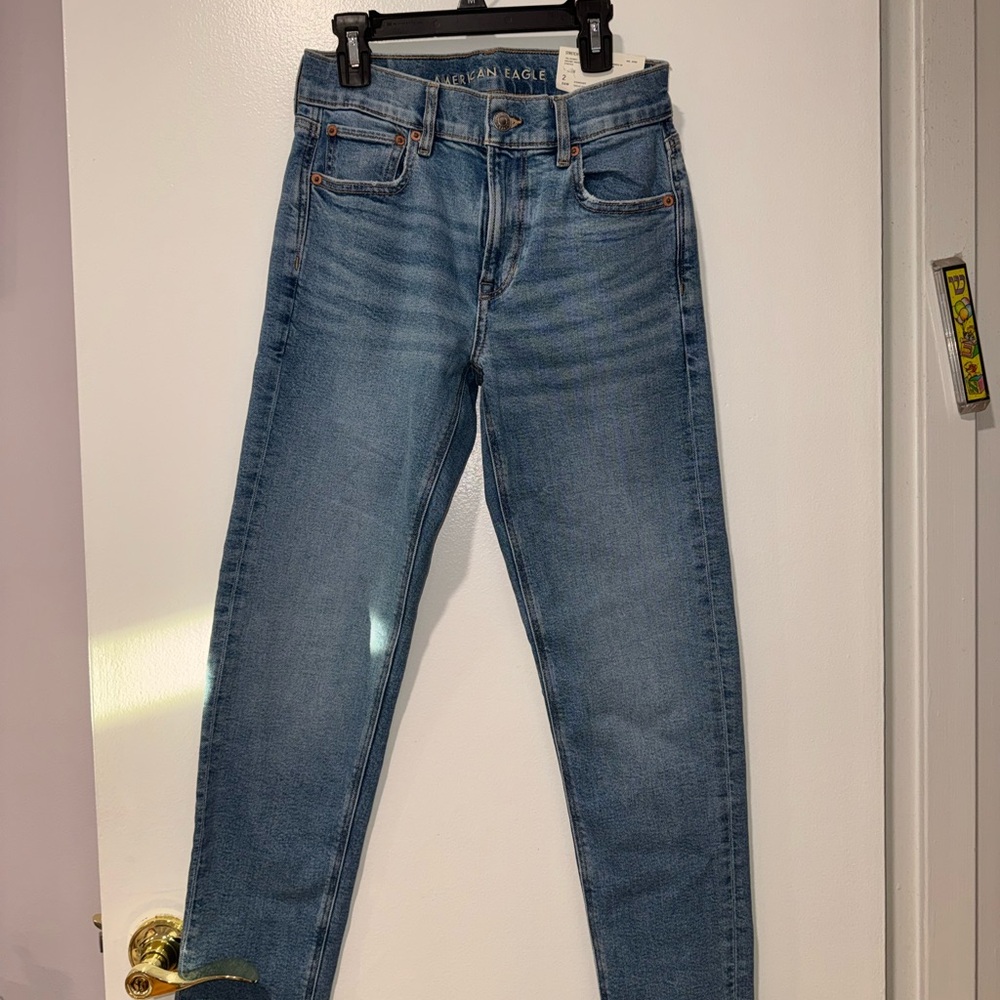 American Eagle Outfitters Men’s Light Blue Slim Straight Jeans